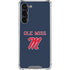 University of Mississippi Ole Miss Blue Galaxy S24 FE Clear Case